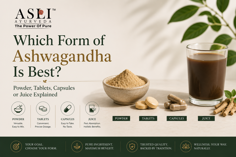 Which Form of Ashwagandha Is Best? Powder, Tablets, Capsules or Juice Explained