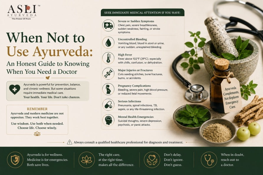 When Not to Use Ayurveda: An Honest Guide to Knowing When You Need a Doctor